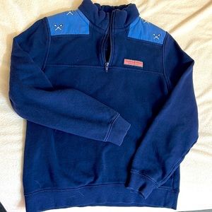 Vineyard Vines blue quarter zip